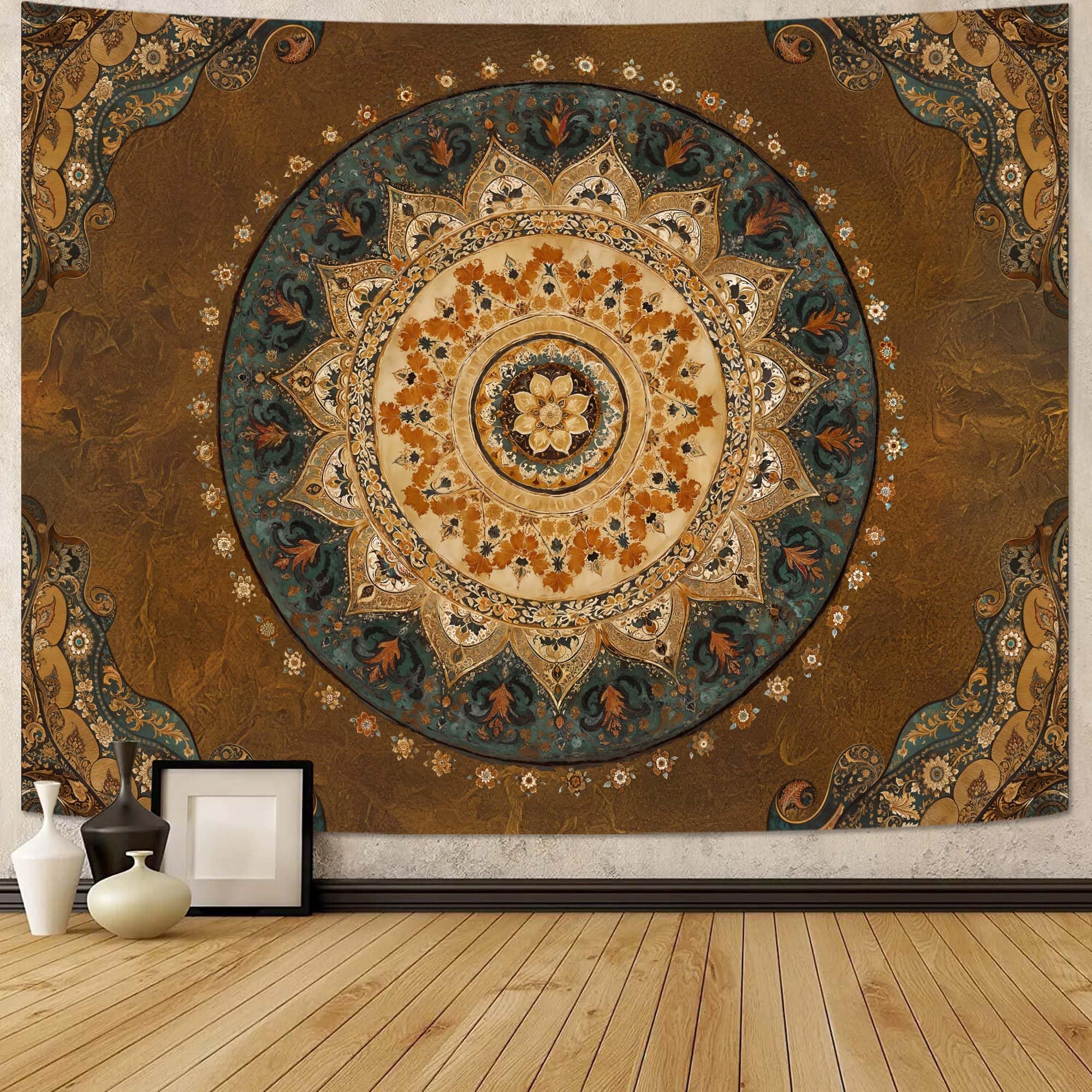 Boho Mandala Tapestry Wall Hanging