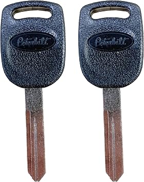 Peterbilt 520050BLANK Pair of Blank Peterbilt Logo Keys