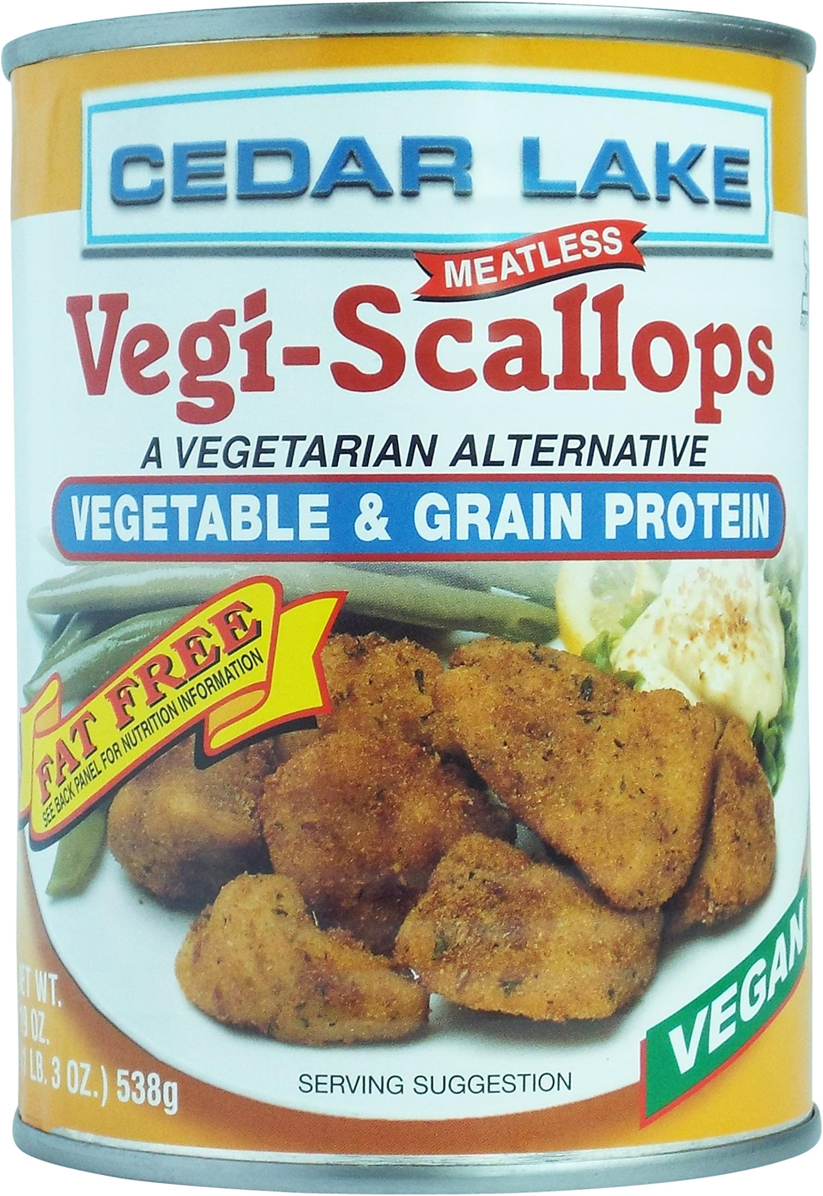 Cedar Lake Vegi-Scallops - Vegan (12 Cans)