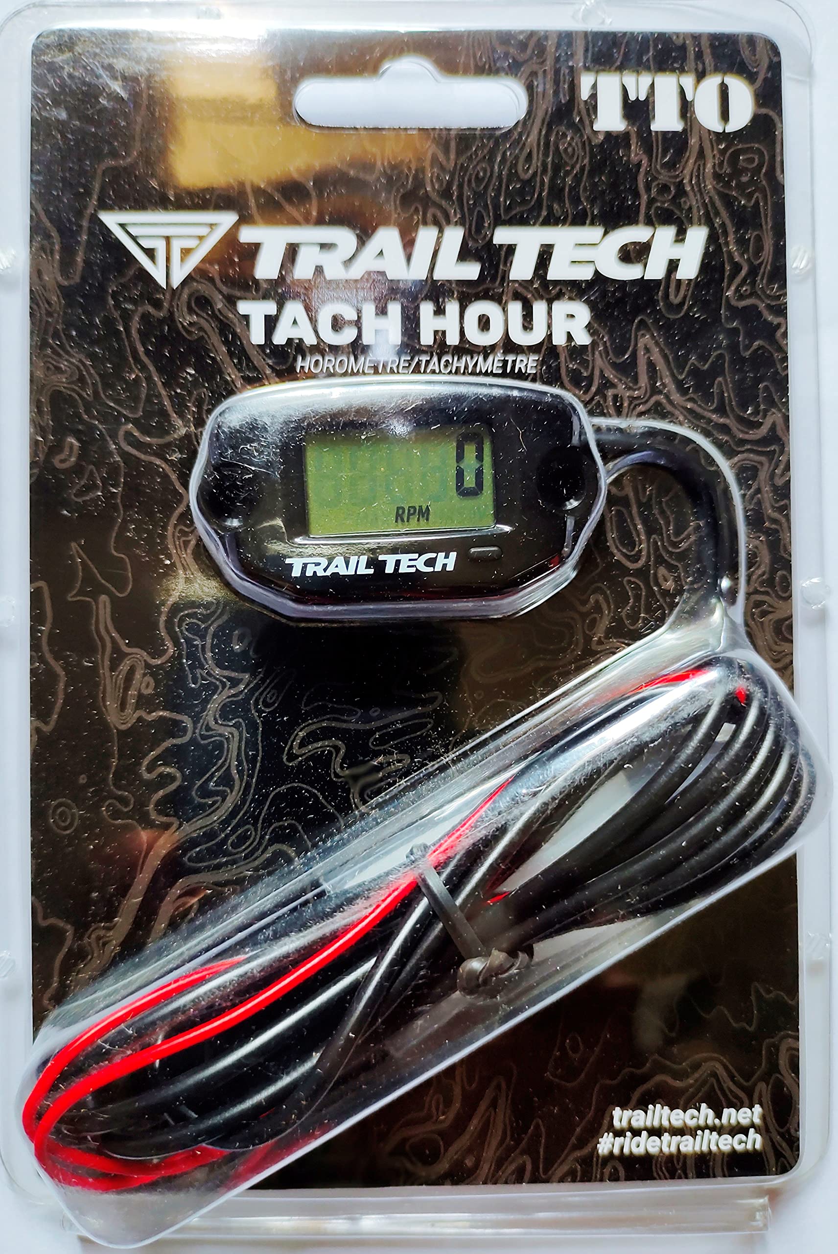 Miroku Tuning -Trail Tech TTO Digital Tach(RPM) /Hour Meter for Scooters,Bikes,ATV-image-12