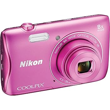 Nikon COOLPIX S3700 Wi- Fi Enabled Digital Camera with 8X