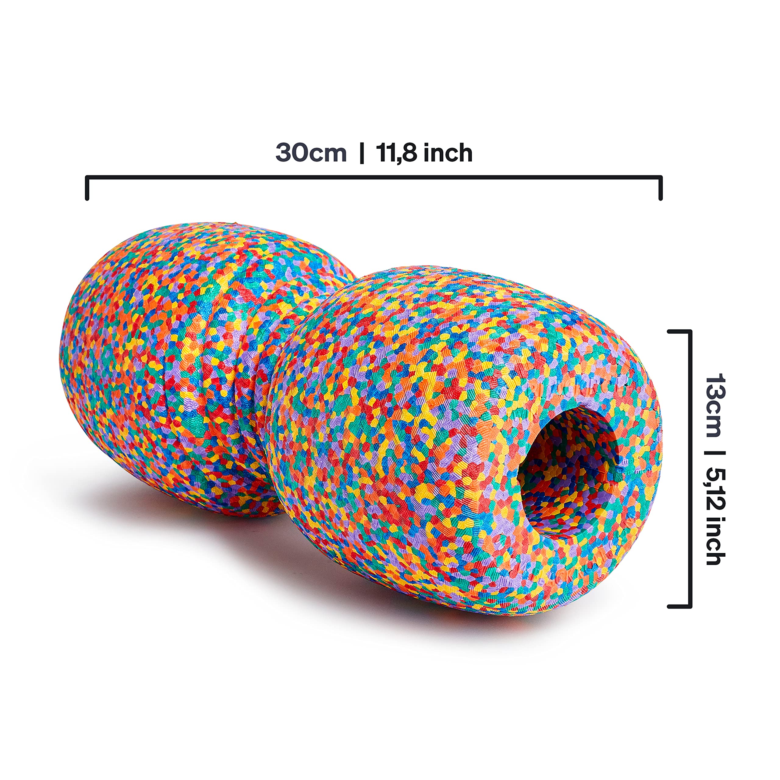 BLACKROLL® TWIN - Rullo Massaggiatore Per Schiena E Fascia Muscolare | Doppio Rullo Con Incavo Spinali | Durezza Media - Foto 9