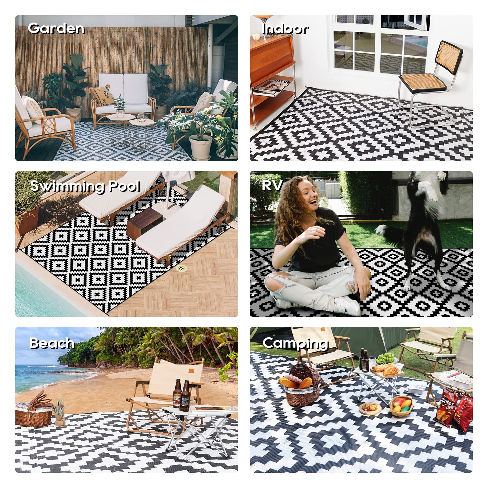 Rvguard Outdoor Rugs Reversible Patio