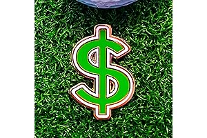 Cash Money Golf Ball Marker - Dollar Sign Funny Golf Ball Marker