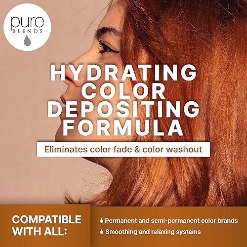 Miniatura 3 de Acondicionador hidratante de caléndula para depositar color para iluminar y tonificar el color del cabello decolorado, tinte semipermanente para el
