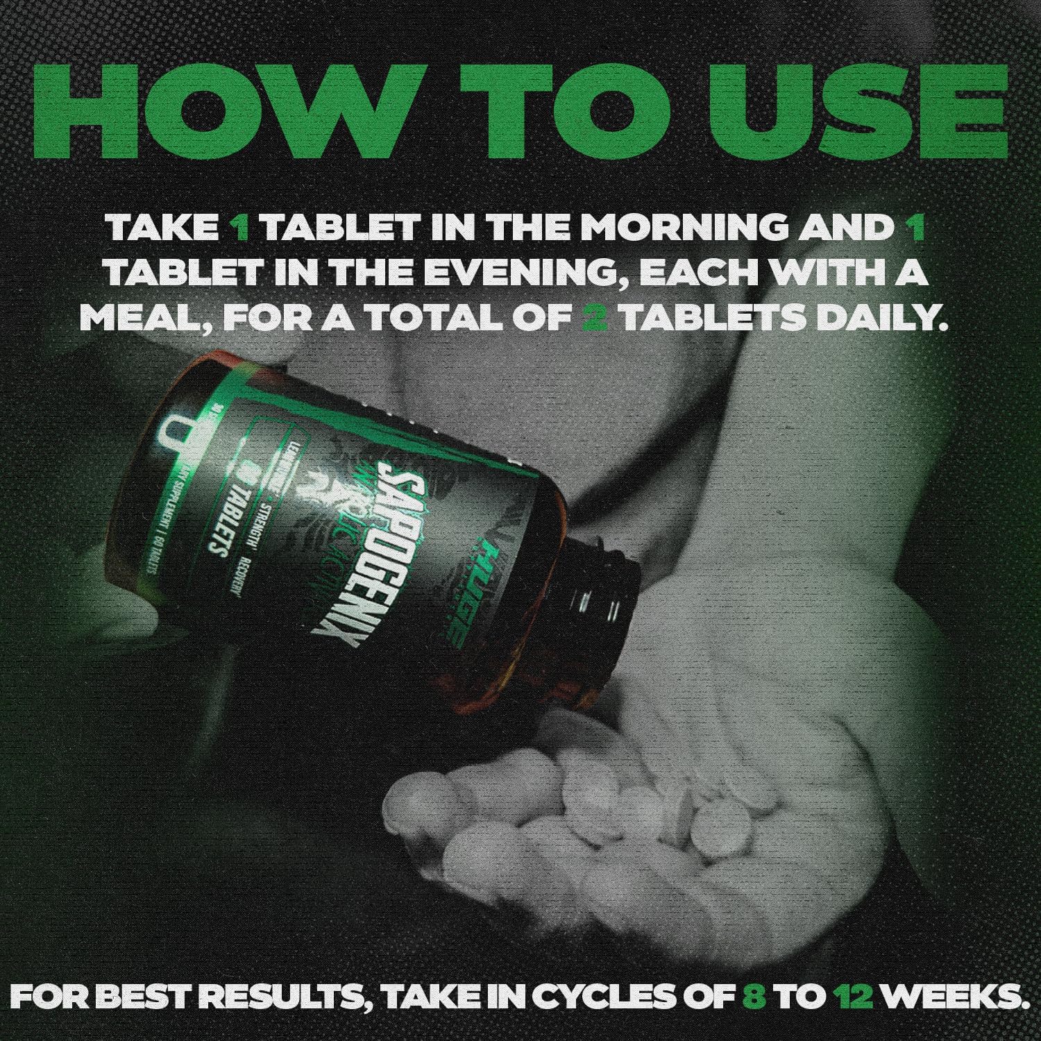 Sapogenix® Anabolic Activator for Muscle Growth, Strength & Recovery – Exclusive High-Potency Muscle Builder w/ Cyclosome™ Delivery For Optimal Absorption – For Bulking or Cutting Cycles (60 Tablets) - Image 5