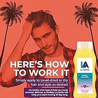 Vista 5 de La Looks Gel #9 Mega Mega 20 Ounce (Yellow) (591ml) (6 Pack)