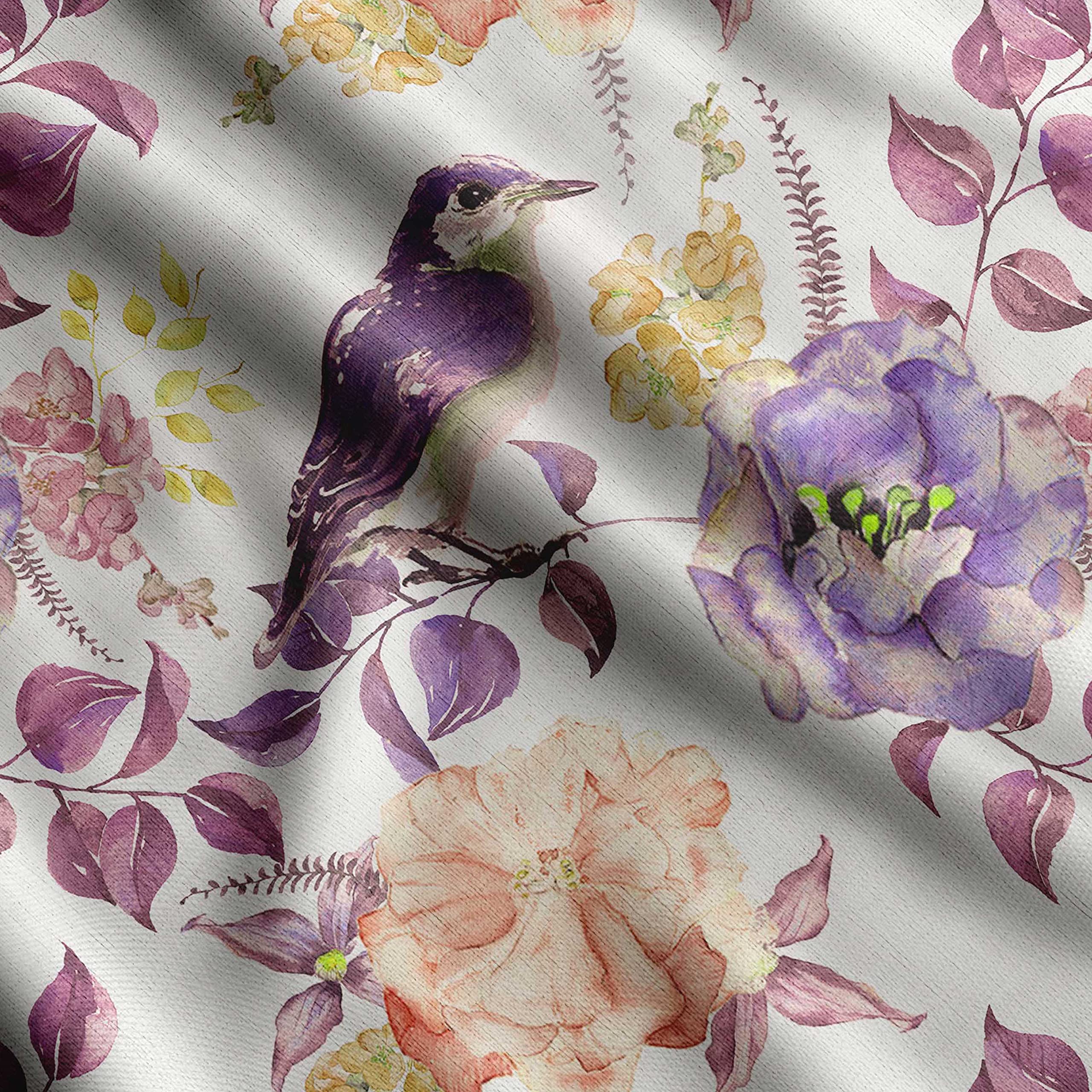 Soimoi Unstitched Crepe Fabric, 1 Yard - 42