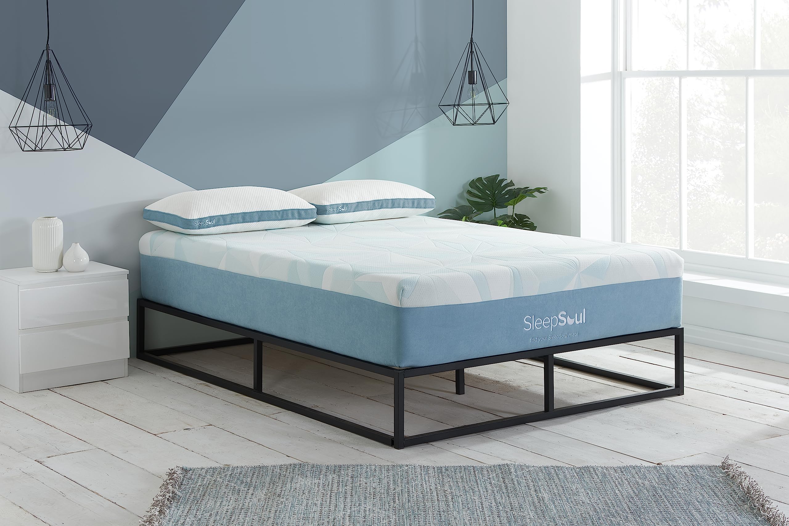 SleepSoul Orion Double Mattress White - White