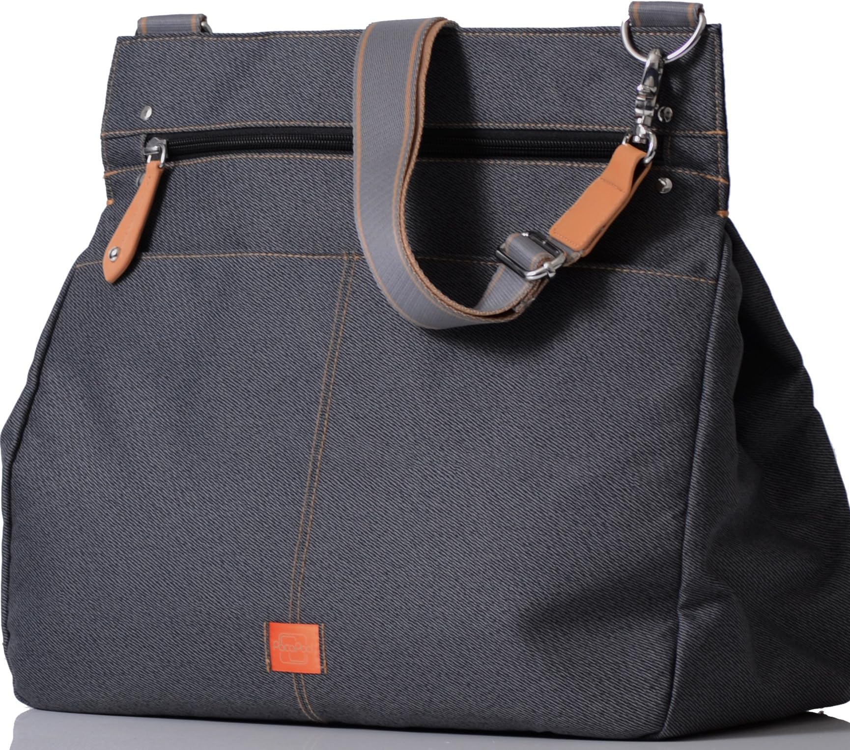 PacaPod Oban Black Charcoal Designer Baby Changing Bag - 3 in 1 Organising System with Convertible Backpack Straps
