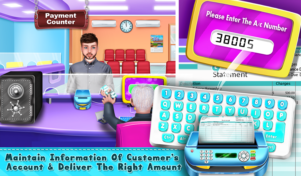 My Virtual Bank Manager ATM Cashier - App on Amazon Appstore