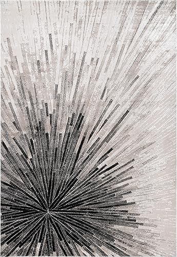 Miniatura 2 de nuLOOM Amaya - Alfombra abstracta de área, 4x6, beige