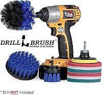 Vista 34 de Drillbrush Cepillo de fregar - Accesorio para cepillo de taladro - Limpieza de piedras - Cepillo de limpieza profunda - Cepillo limpiador de Azul