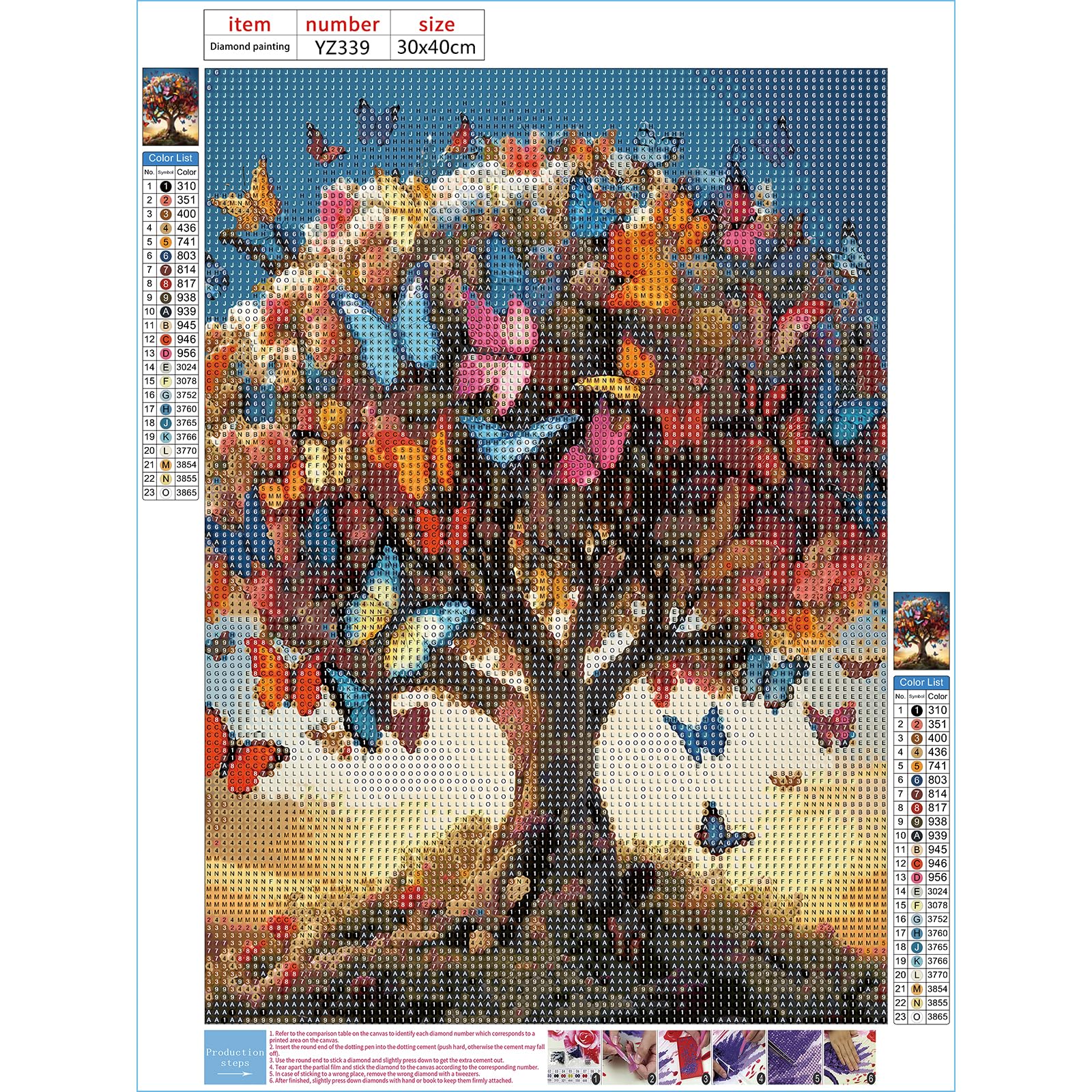 DPHERO 5D Bricolage Arbre De Vie Diamond Painting, DIY Broderie Papillon Diamant Painting Kit Complet, Fantaisie Peinture Diamant Artisanat Strass Point De Croix Painting Pour Adultes 30x40 Cm