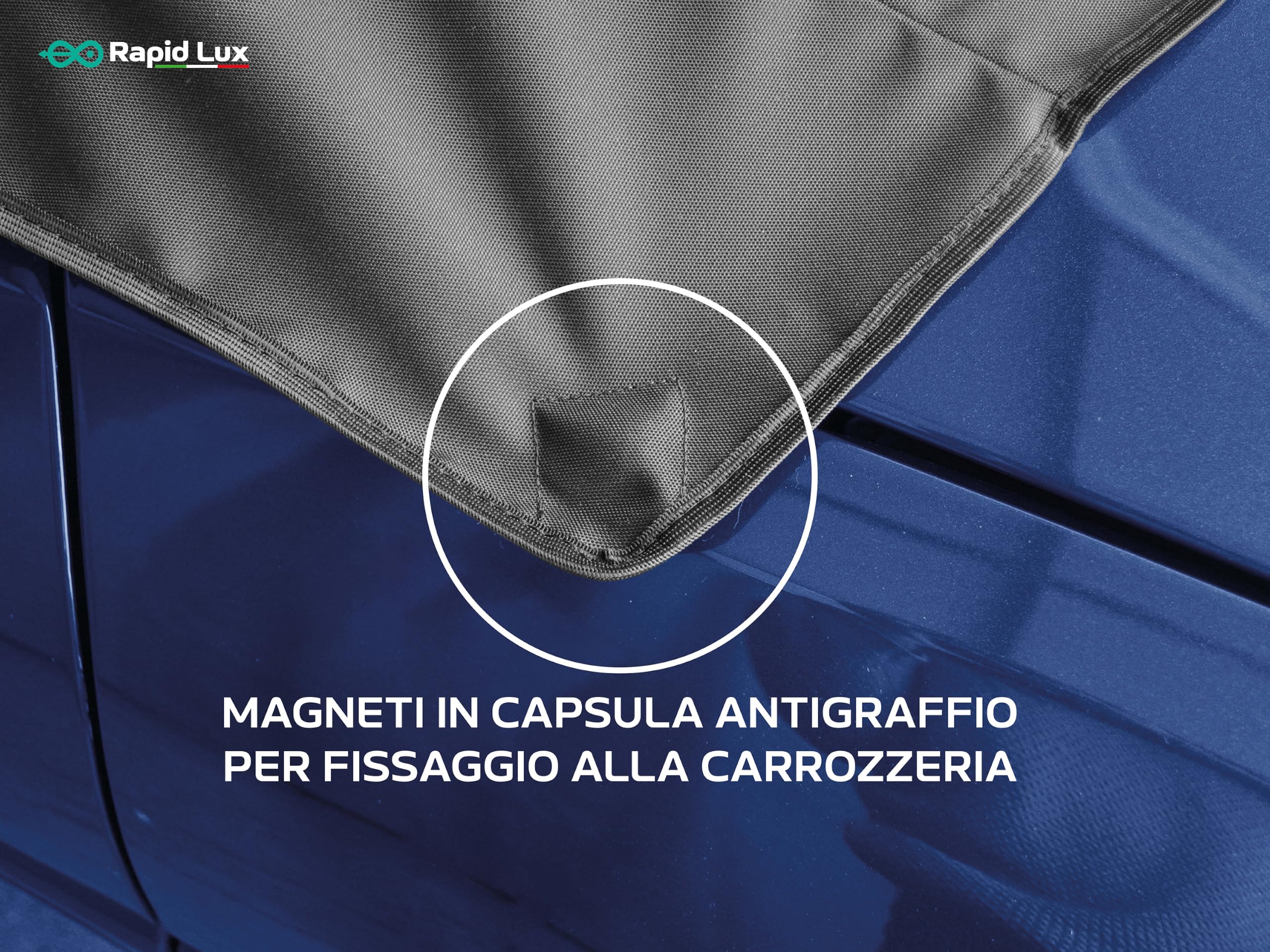 RAPID LUX - Capote imperméable sur mesure pour Audi TT 1er série (de 1998 à 2006), protection contre la pluie, la saleté et les rayons UV, système anti-vol personnalisé, noir.
