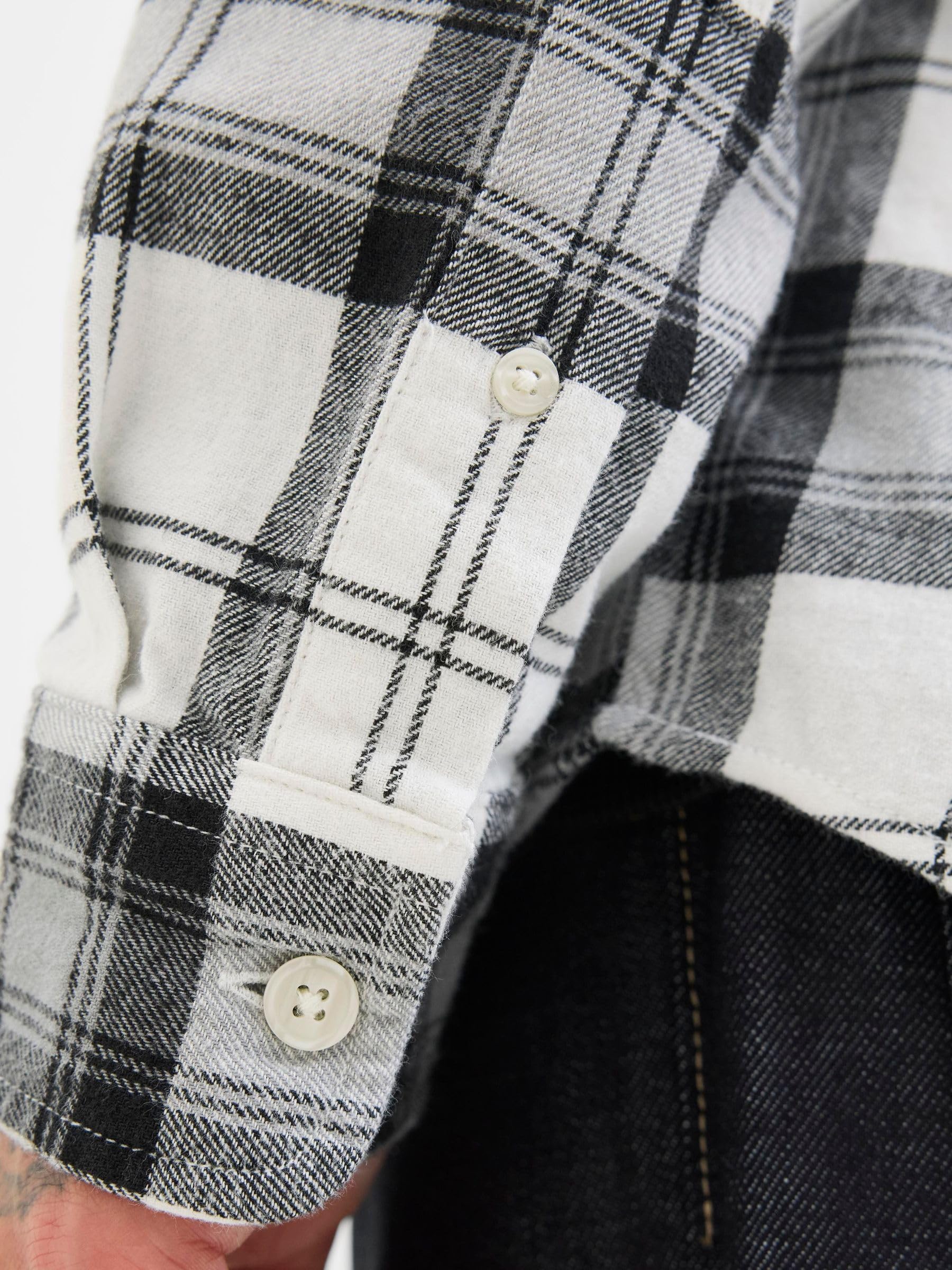 JACK & JONES Jprblubrook Check L/S Shirt Sn Jprblubrook Check L/S Shirt Sn Hombre (Pack de 1)
