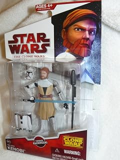 Obi-Wan Kenobi (Re-Issue) - Star Wars Clone Wars Action Figures (2009)
