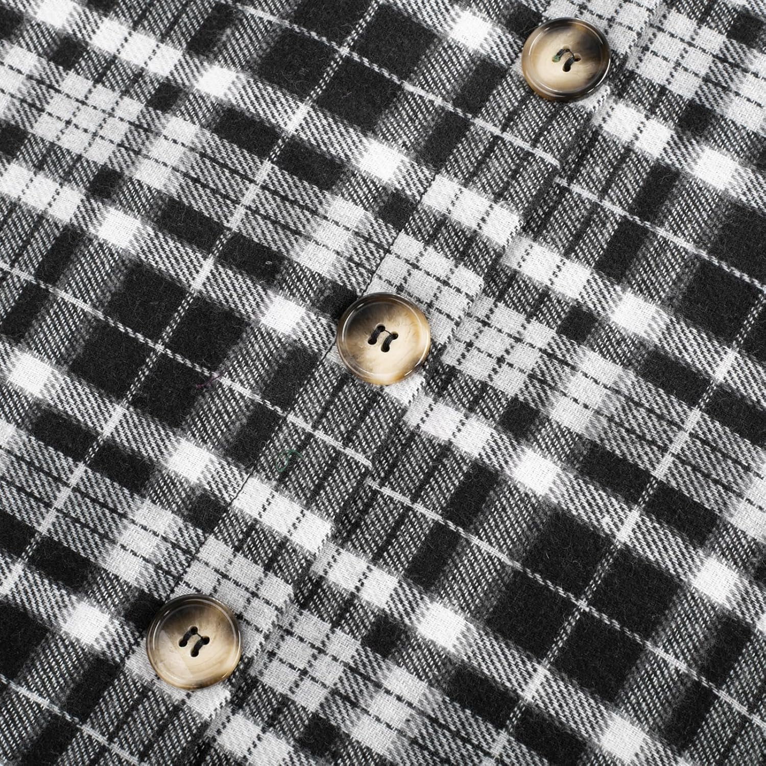 Belle Poque Women's Plaid A-line Skirt Vintage Pleated Flared Midi Skirts Fall Winter Skirts with Pockets & Belts - Image 7