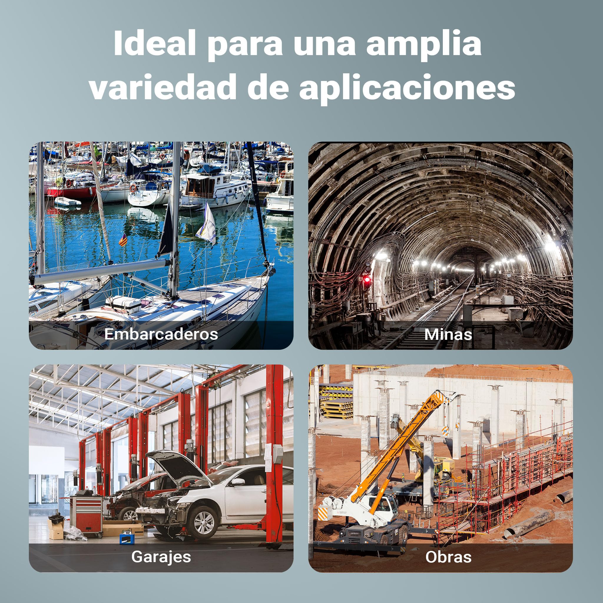 Wiltec Polipasto manual de cadena 500 kg 3 m de elevación ganchos de seguridad cadena G80 galvanizada diseño resistente duradero ligero y compacto ideal para talleres y obras
