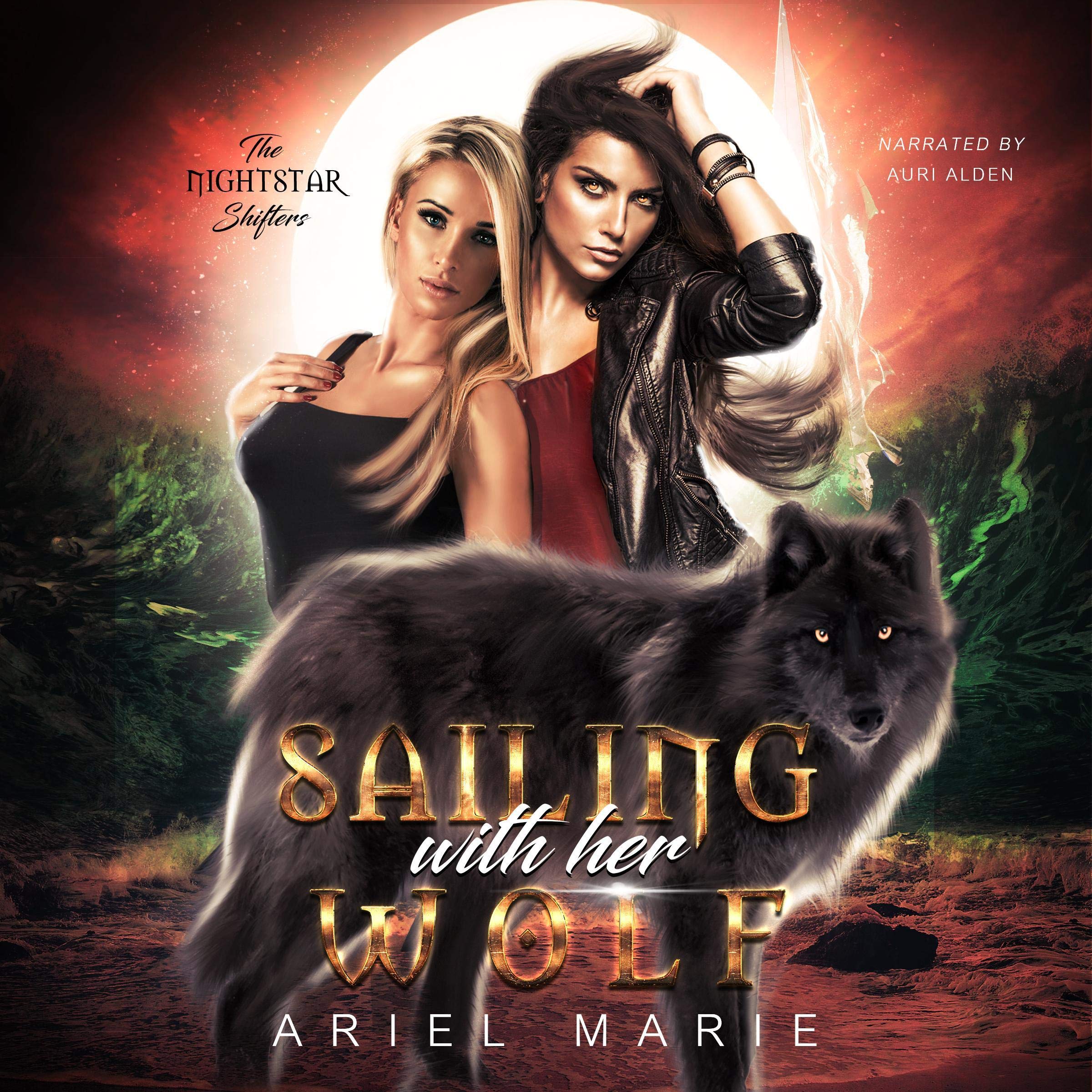 Cover art for Sailing With Her Wolf (A FF Shifter Paranormal Romance)