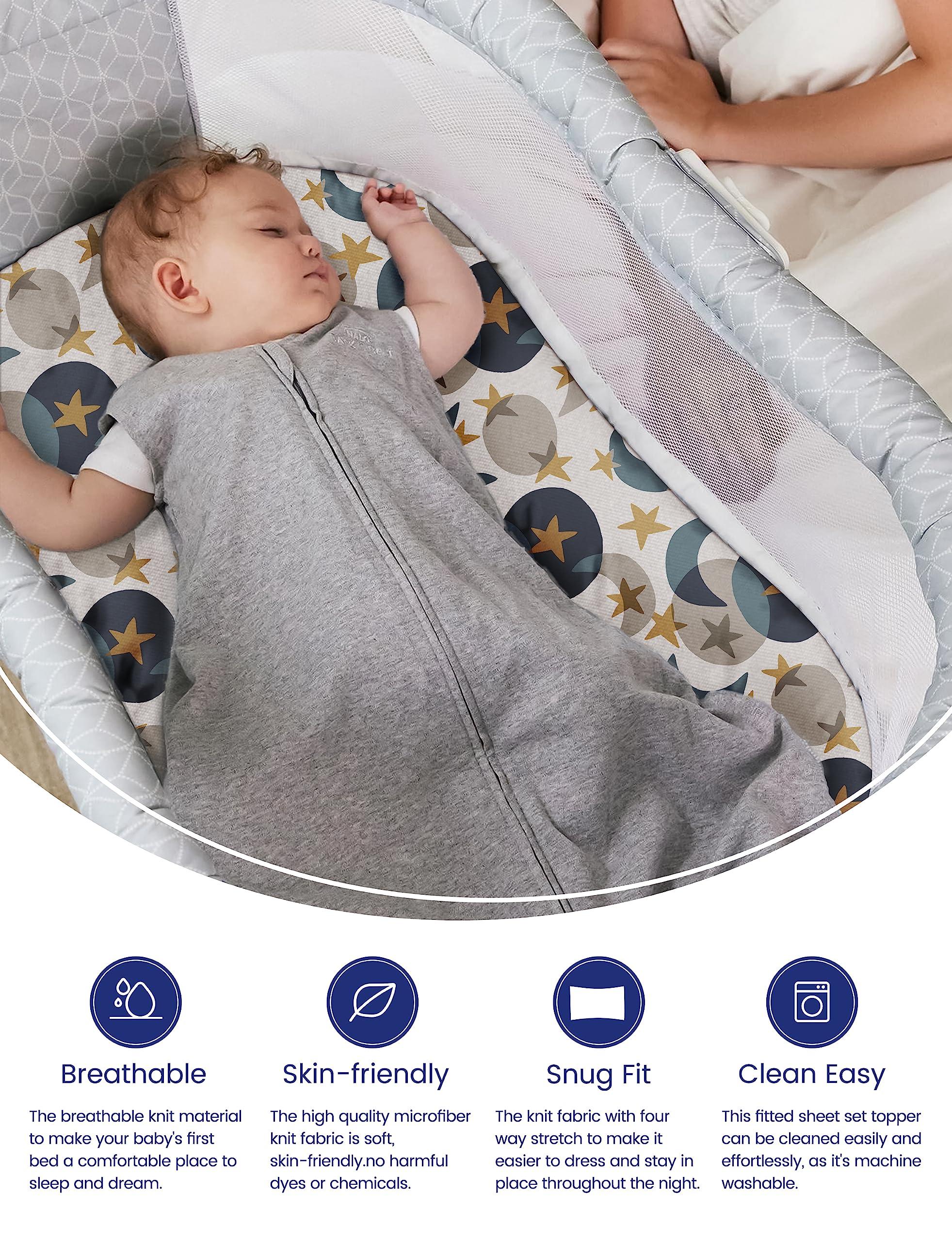 Halo Bassinest Fitted Sheet Wallpaper For Iphone