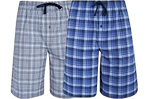 2-Pack Woven Stretch Pajama Short: Ultimate Comfort for Men’s Sleep