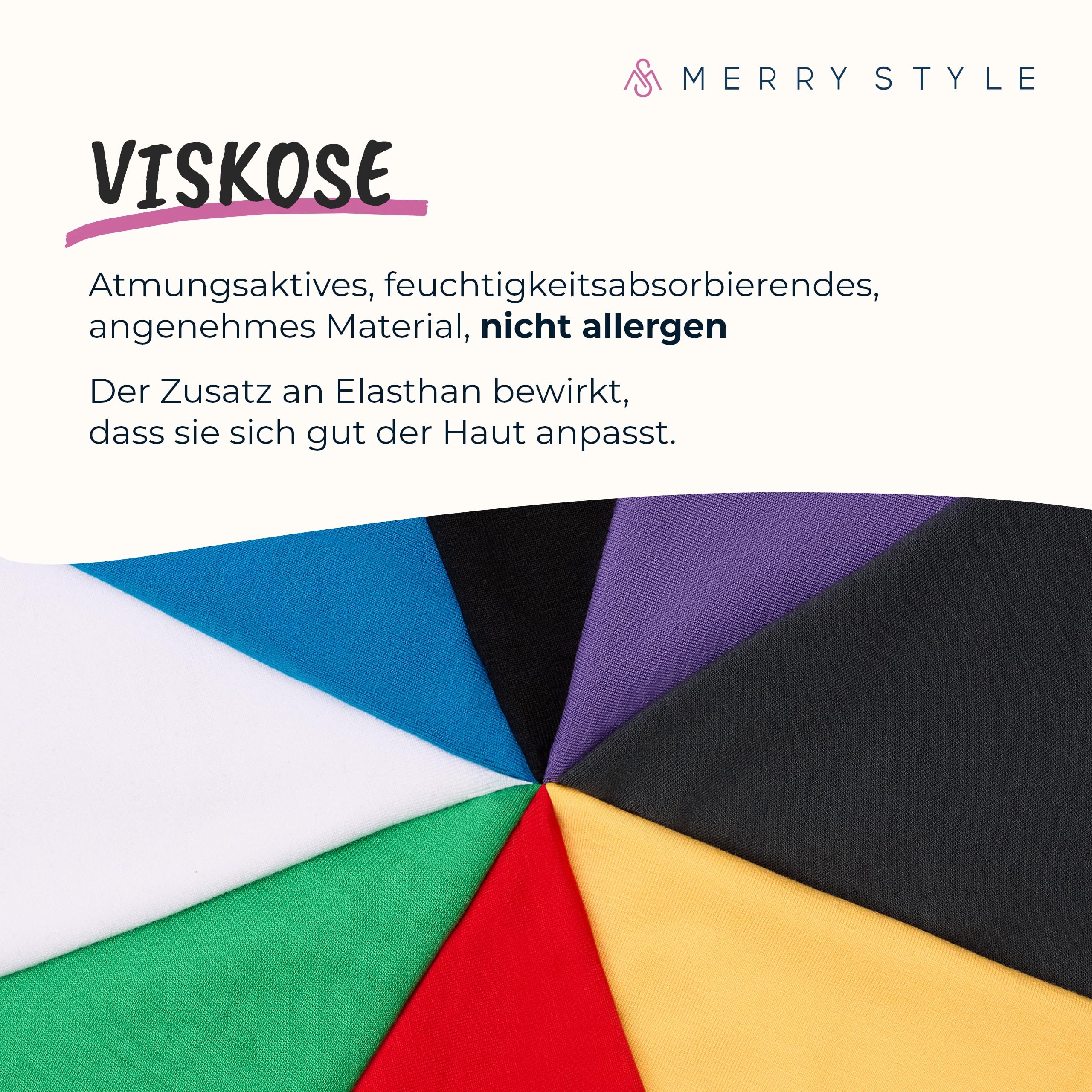 Merry Style 5 Pack Leggings Bambina e Ragazza Lunghi in Viscosa MS10-130 | Vita elastica, tessuto morbido e modello aderente alla caviglia per scuola, casa e tempo libero