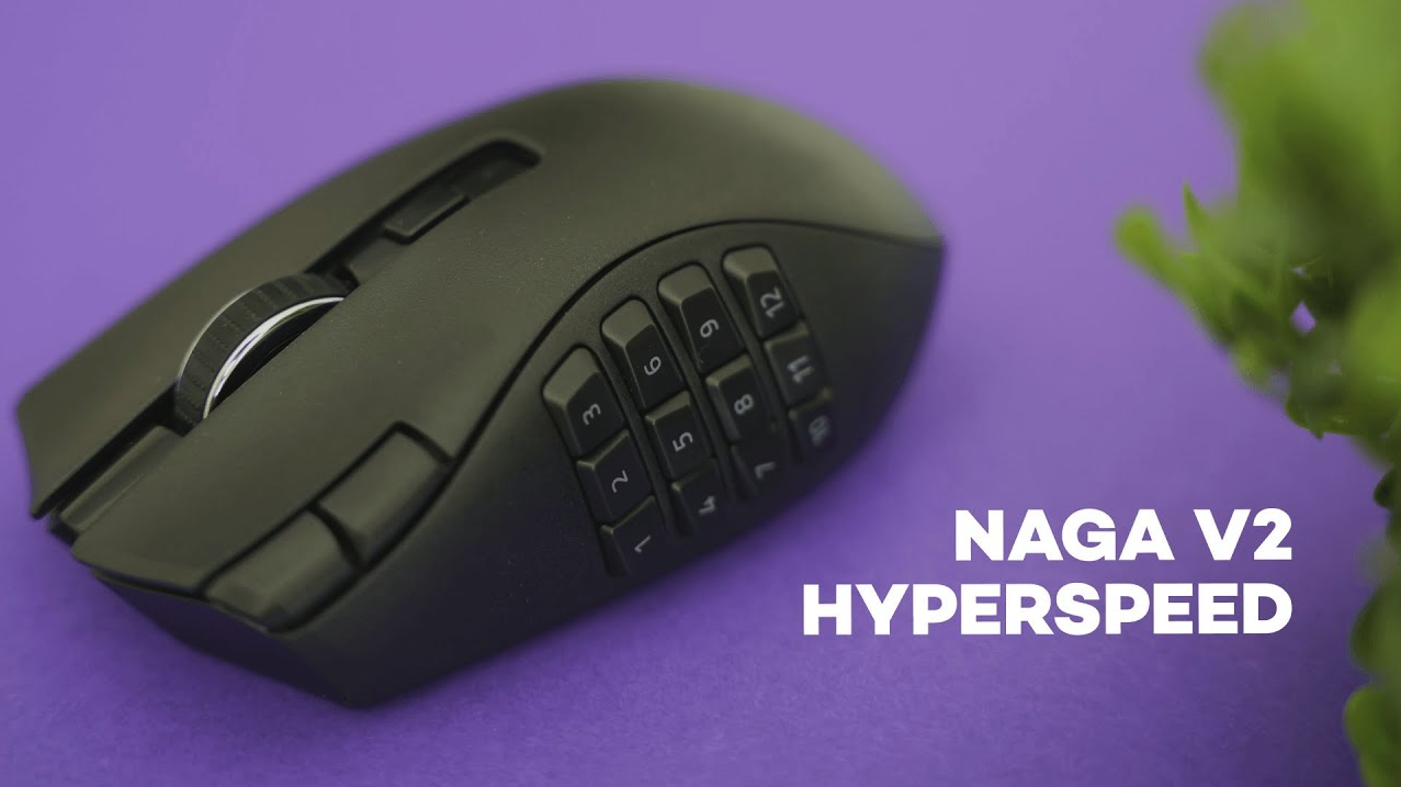 Watch Razer Naga V2 Hyperspeed MMO Gaming Mouse - Review on Amazon