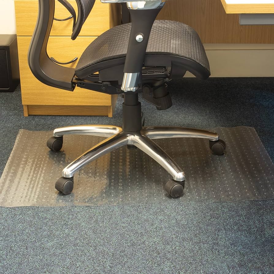 Jazooli Office Chair Mat For Carpet Floors 100cm X 68cm | INDIA