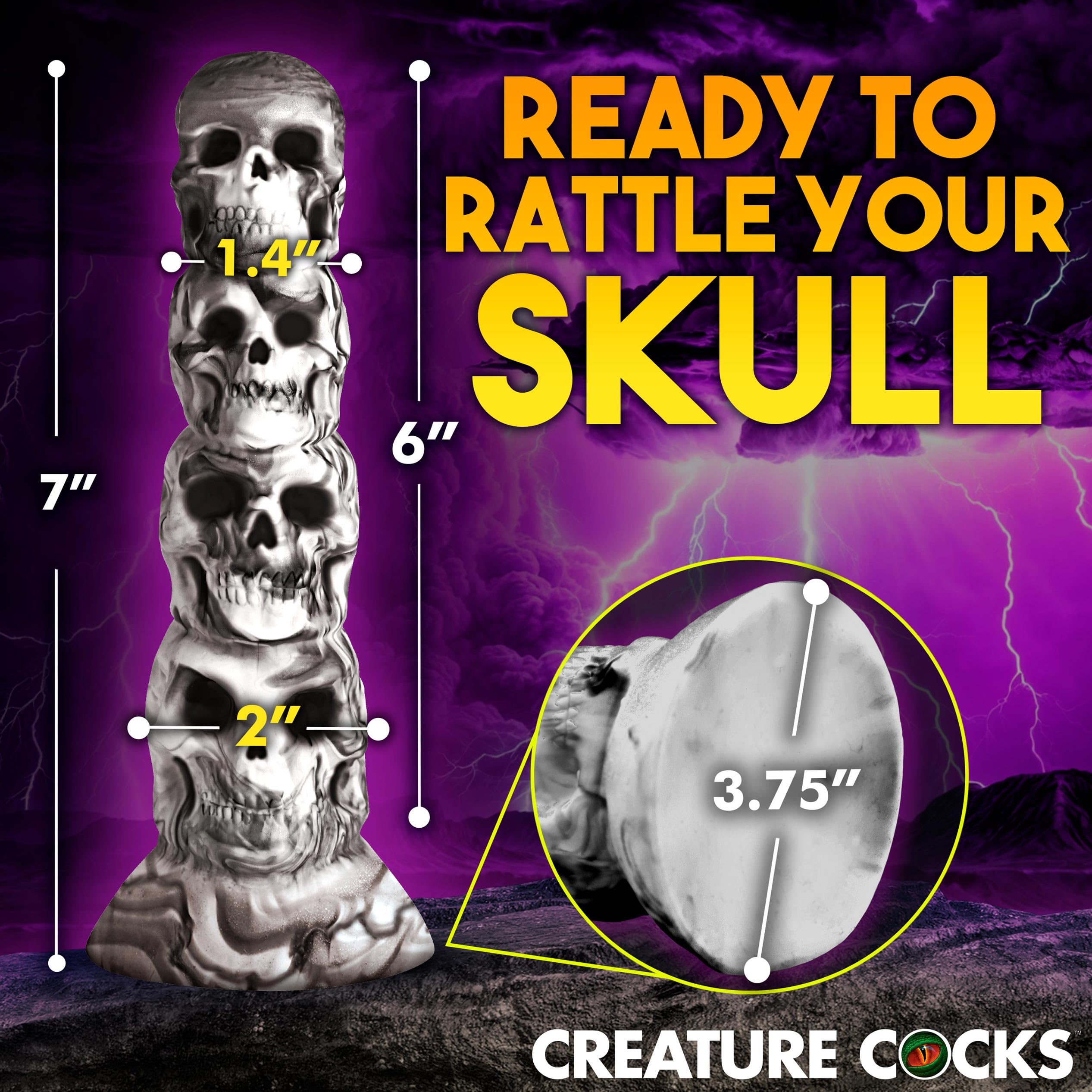 Amazon.com: CREATURE COCKS Tower of Doom Silicone Dildo for Beginners, Men,  Women, & Couples. Fantasy Dildo and Suction Cup Base. Harness Compatible,  Premium Silicone. 1 Piece, White & Gray. : Health &