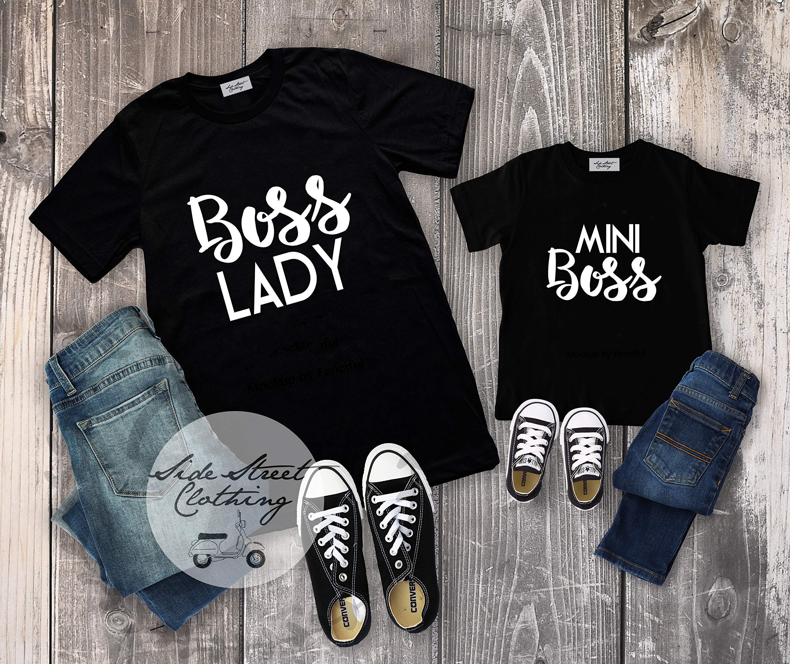 Boss Lady Or Mini Boss T Shirt | Desertcart Seychelles, image size:2560x2153