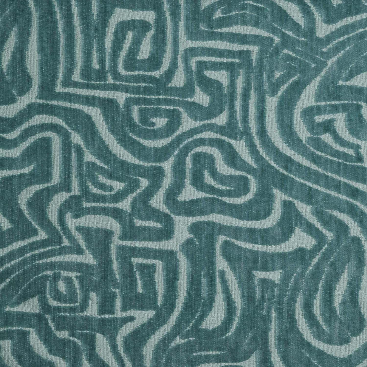 Maeve - Texture Upholstery Fabric by The Yard Teal