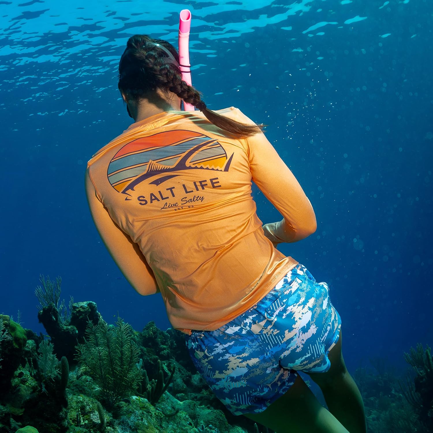 Salt Life Women's Tuna Tribe Long Sleeve Performance Tee