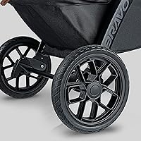 Vista 8 de Chicco Bravo Primo ClearTex Trio Travel System, Bravo Primo Quick-Fold Stroller with Chicco KeyFit Max Zip ClearTex Infant Car Seat, Car Seat and