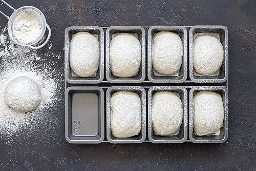 Miniatura 3 de Chicago Metallic Kitchen Craft - Mini molde antiadherente profesional, tamaño único, color negro