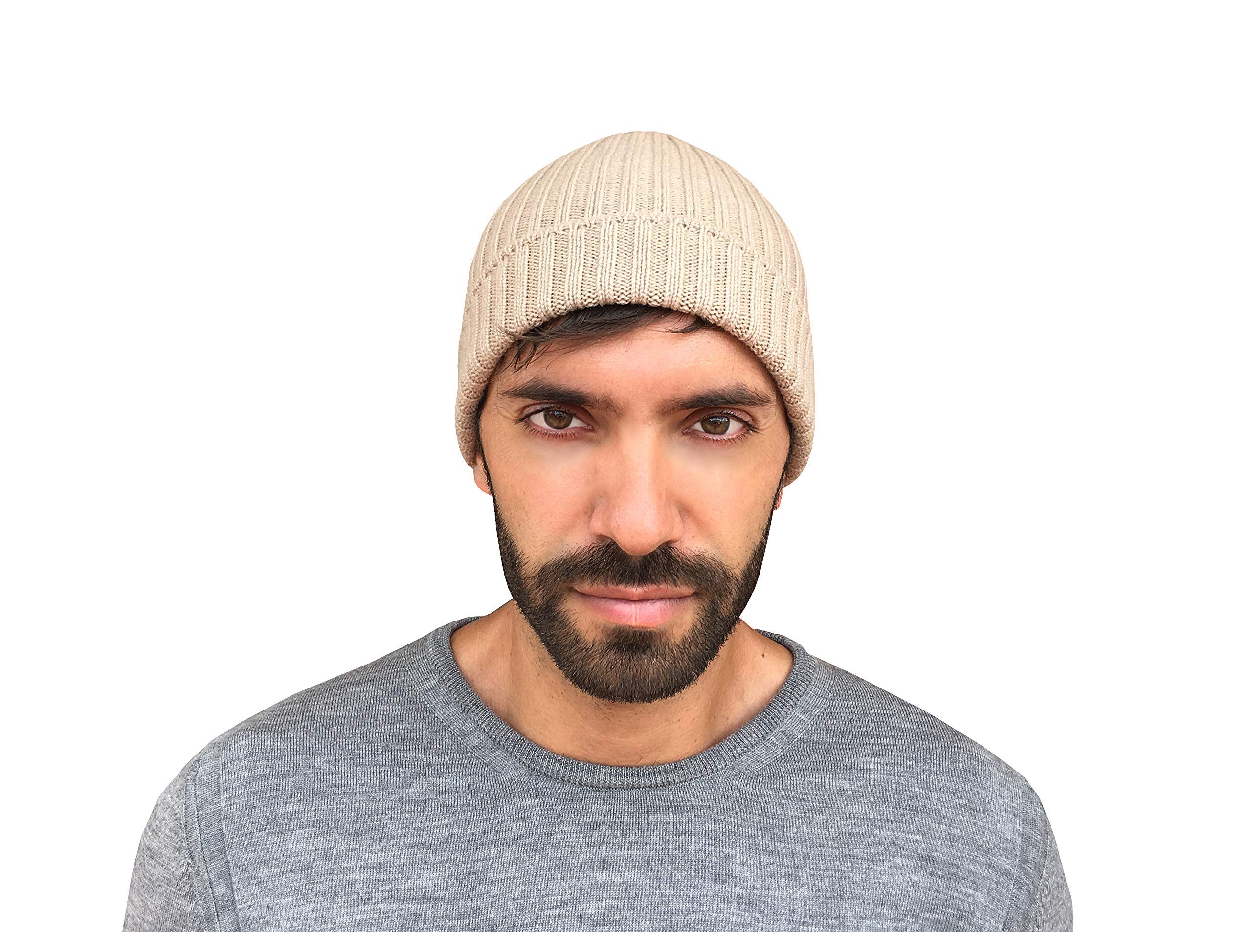 Berretto Cappello Uomo Invernale Cachemire 100%