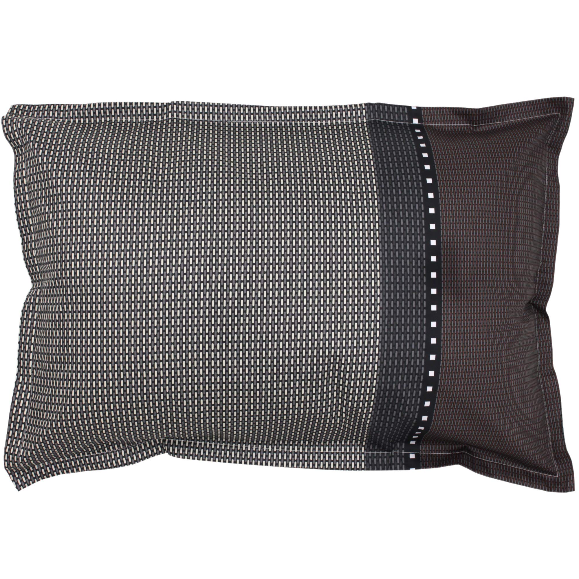 Linnea Parure de lit 300x240 cm 50x70 cm en Satin de Coton Enzo Noir