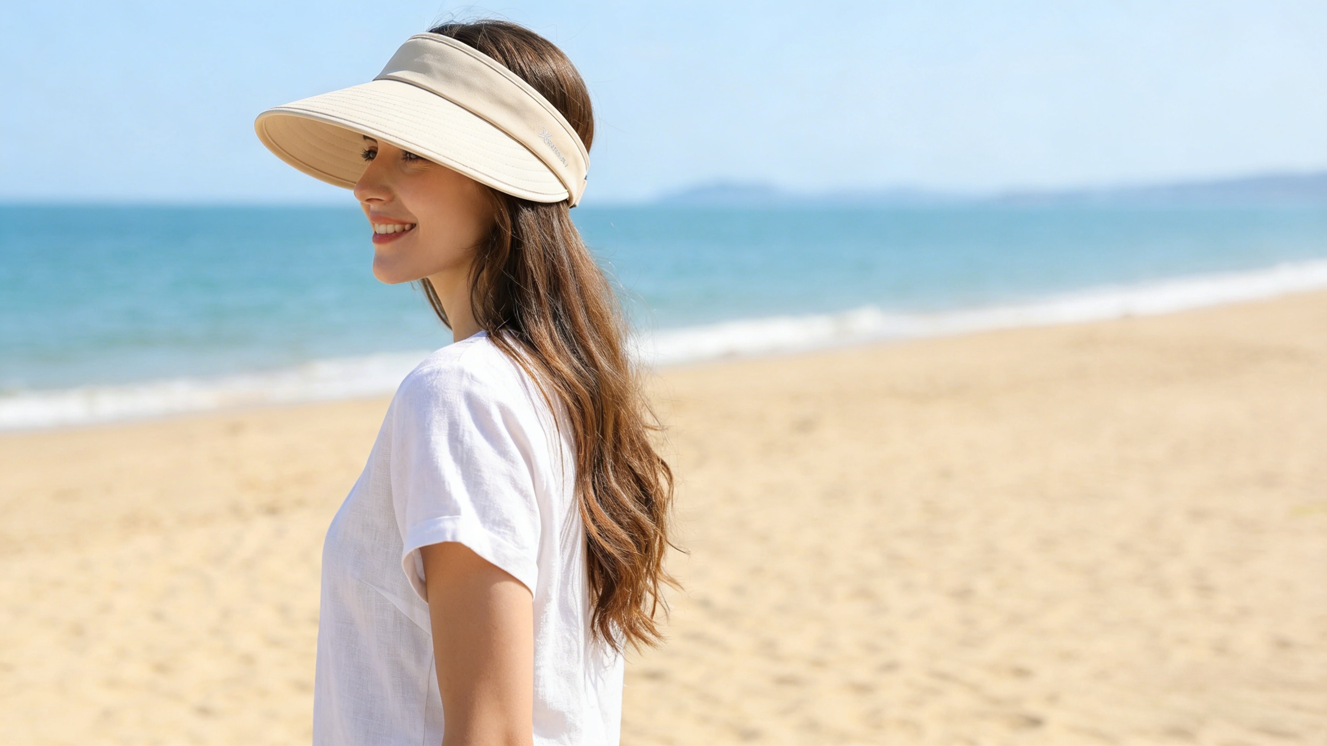Visera para mujer, protección UV, ajustable y ligera miniatura 7
