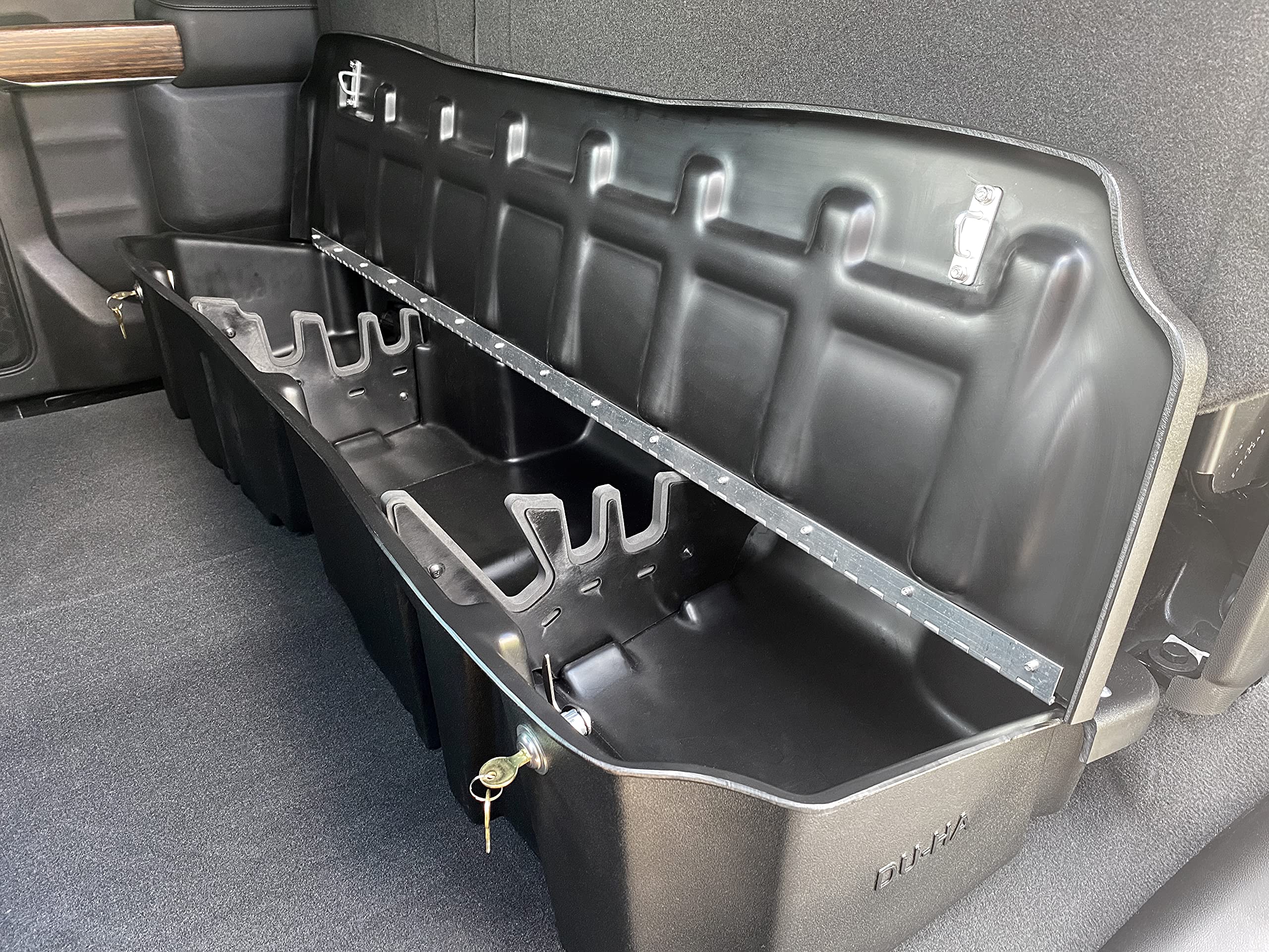 DUHA 10410 DUHA Interior Lockable Storage Lock Box/Gun Case w/Lid