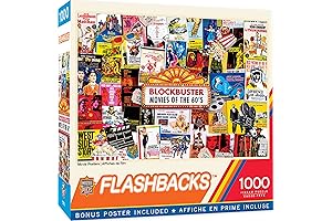 1000 Piece Jigsaw Puzzle for Adults, Family, Or Youth - Movie Posters