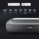 Hisense 305 cm (120 inches) Trichrom ALR Screen Series 4K Ultra HD Smart Laser TV 120L9HE (Black) gallery image