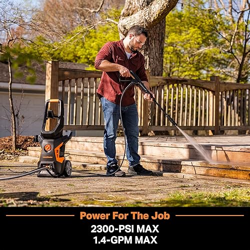 Miniatura 9 de LawnMaster LT502-1800A Lavadora a presión eléctrica 13 Amp 1.4 GPM 1800W 2100 PSI