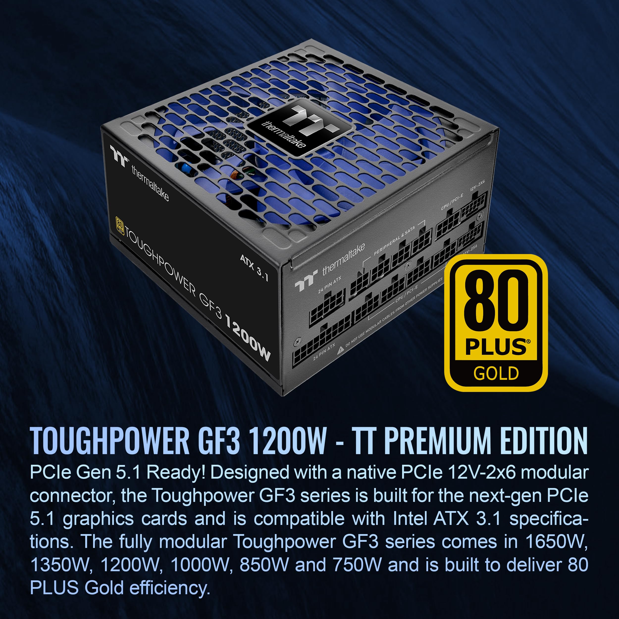Amazon.com: Thermaltake Toughpower GF3 1200W; ATX 3.1; x2 Native