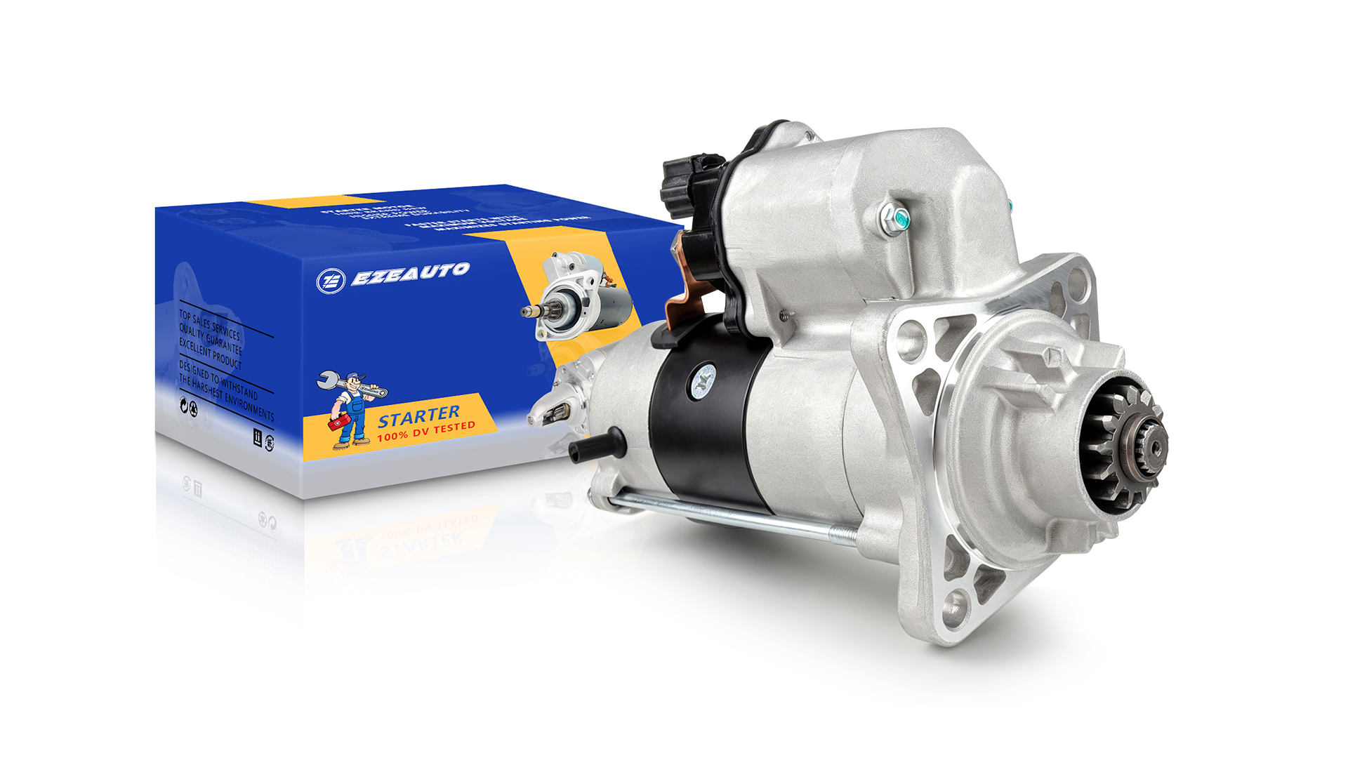 Image of Ezexpreze 19029 New Starter for Dodge Trucks Ram 2500 3500 4000 4500 5500 Diesel 5.9L 6.7L 2007-2018 4934925, 68002981AA, 68049020AA, 4934925, 4280003330, 428000-3331, 4280006110, SND0622