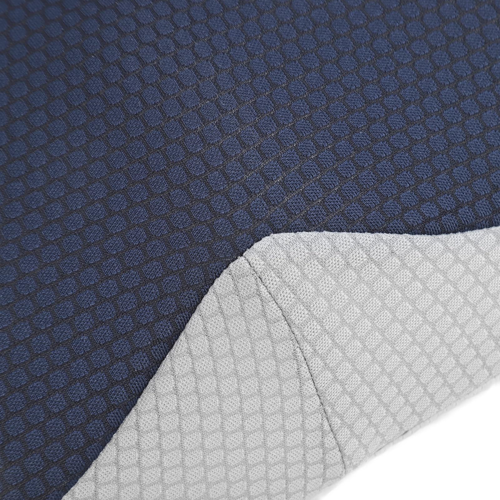 AMONIDA Cojín de Espuma Viscoelástica para Silla de Oficina, Diseño Ergonómico en Forma de U Que Proporciona Alivio y Apoyo para el Dolor del Coxis, 1 Unidad (Azul Oscuro)