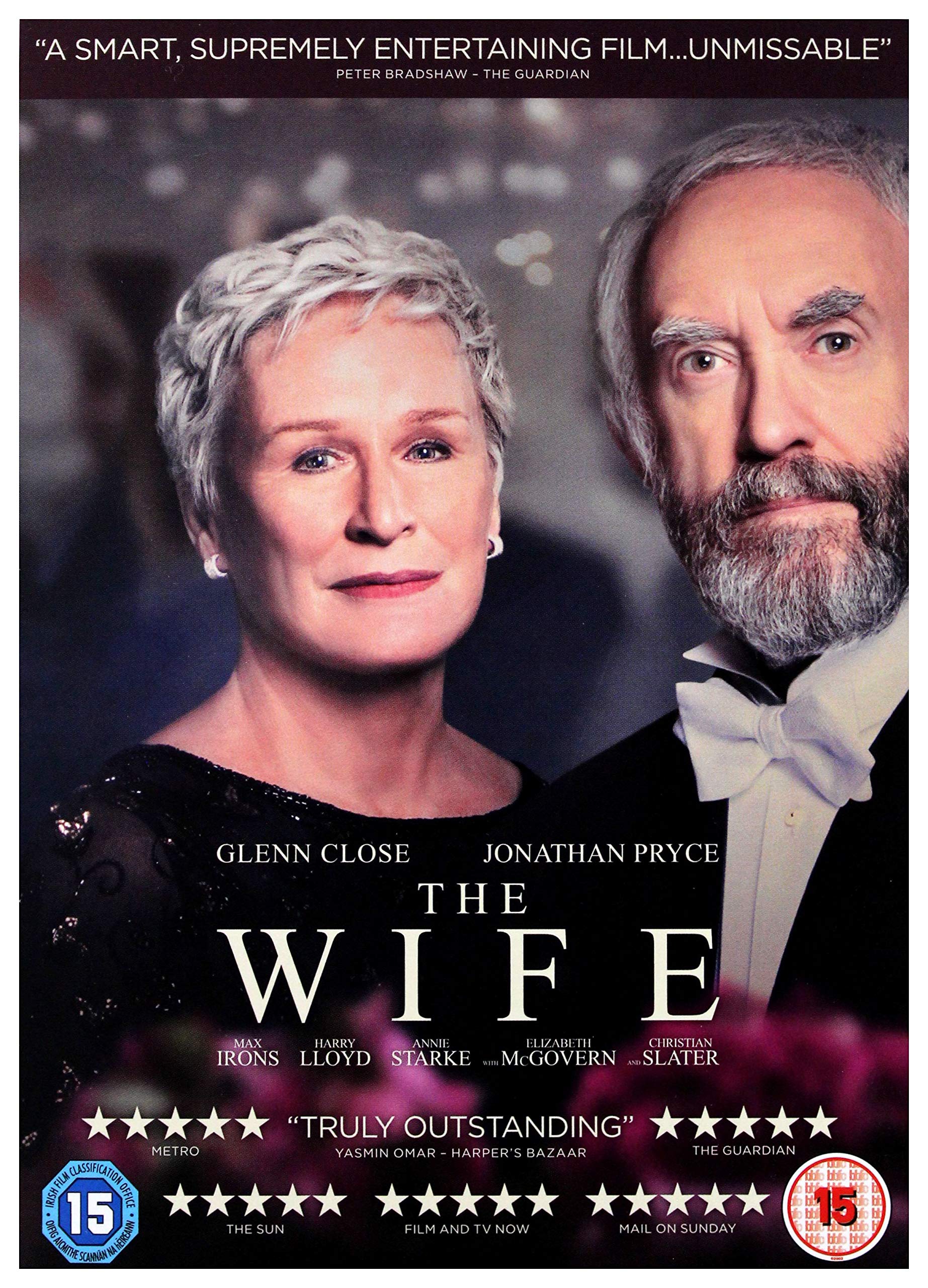 The Wife DVD 2017 Film Rated 15 Drama Romance Literary 96 Minutes Used
