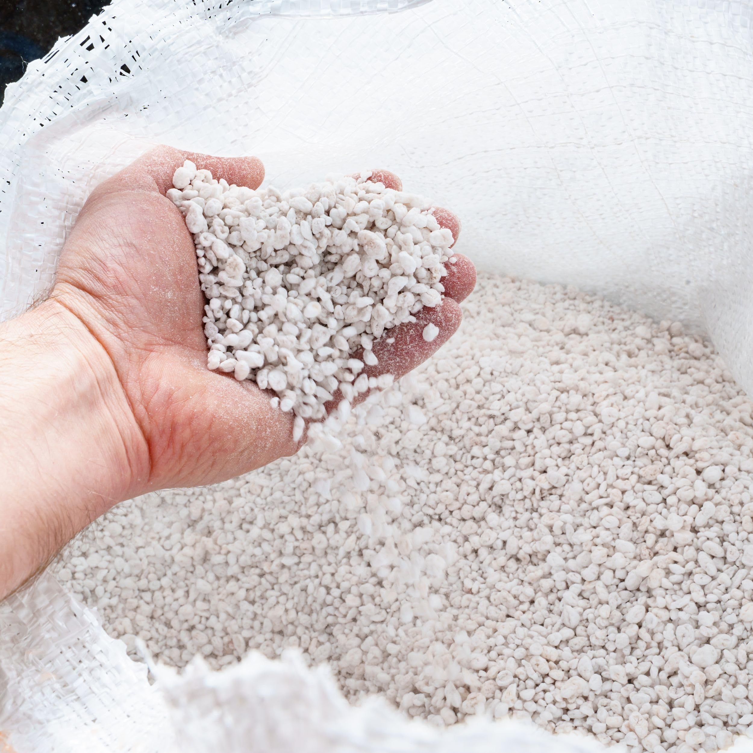 Blumenerde, Perlit Premium 1-4 mm universal, Perlite für Pflanzen 100 l Bodenverbesserung, Feuchtigkeitsspeicherung, Bewurzelung oder Kultivierung, für Orchideen und feuchtigkeitsempfindliche Pflanzen