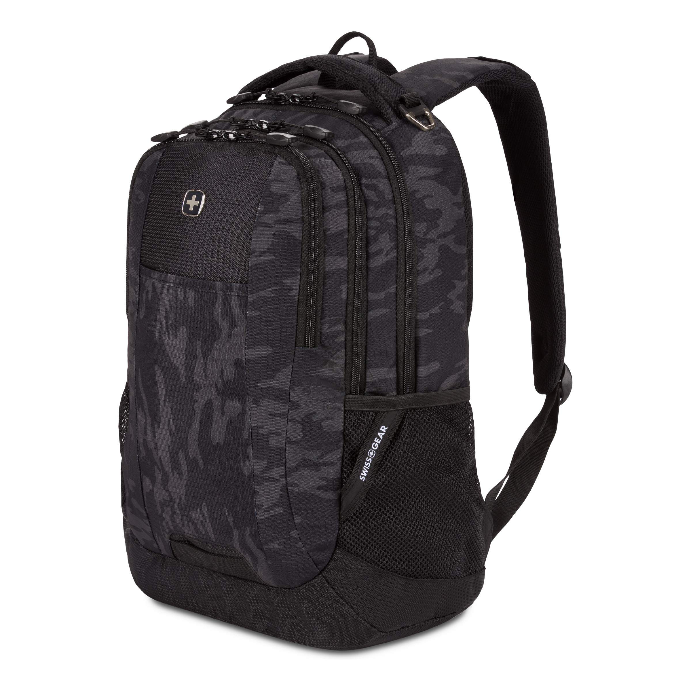 Swiss GearSwissGear Cecil Backpack, Black Cod/Camo, One Size
