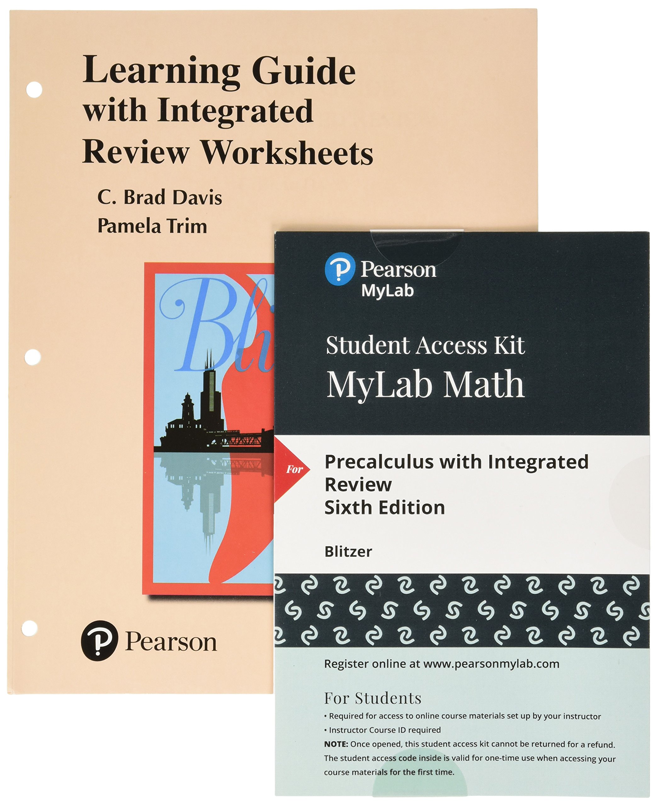 Worksheets plus MyLab Math Student Access Card for Precalculus with Integrated Review -- 24-Month Access Card Package