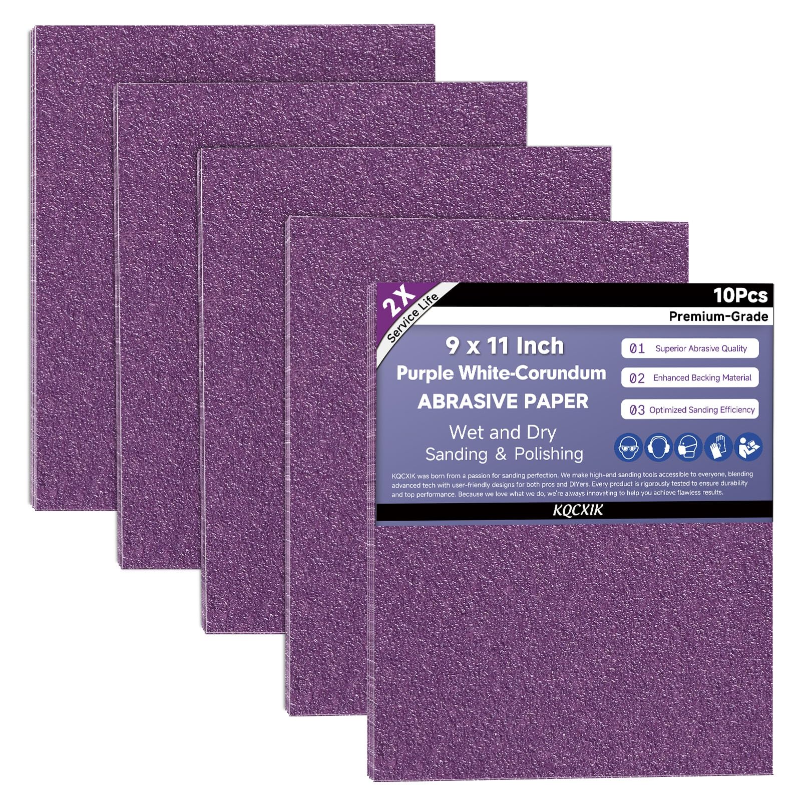 Premium Sandpaper Assortment - 80 to 2000 Grit -24